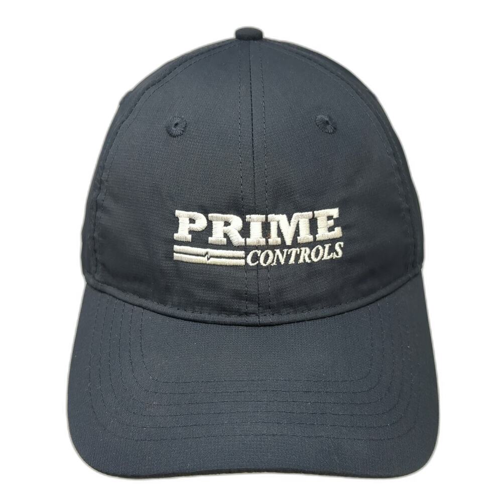 Adams Baseball Cap Gray One Size Prime Controls Logo Performance Polyester Hat